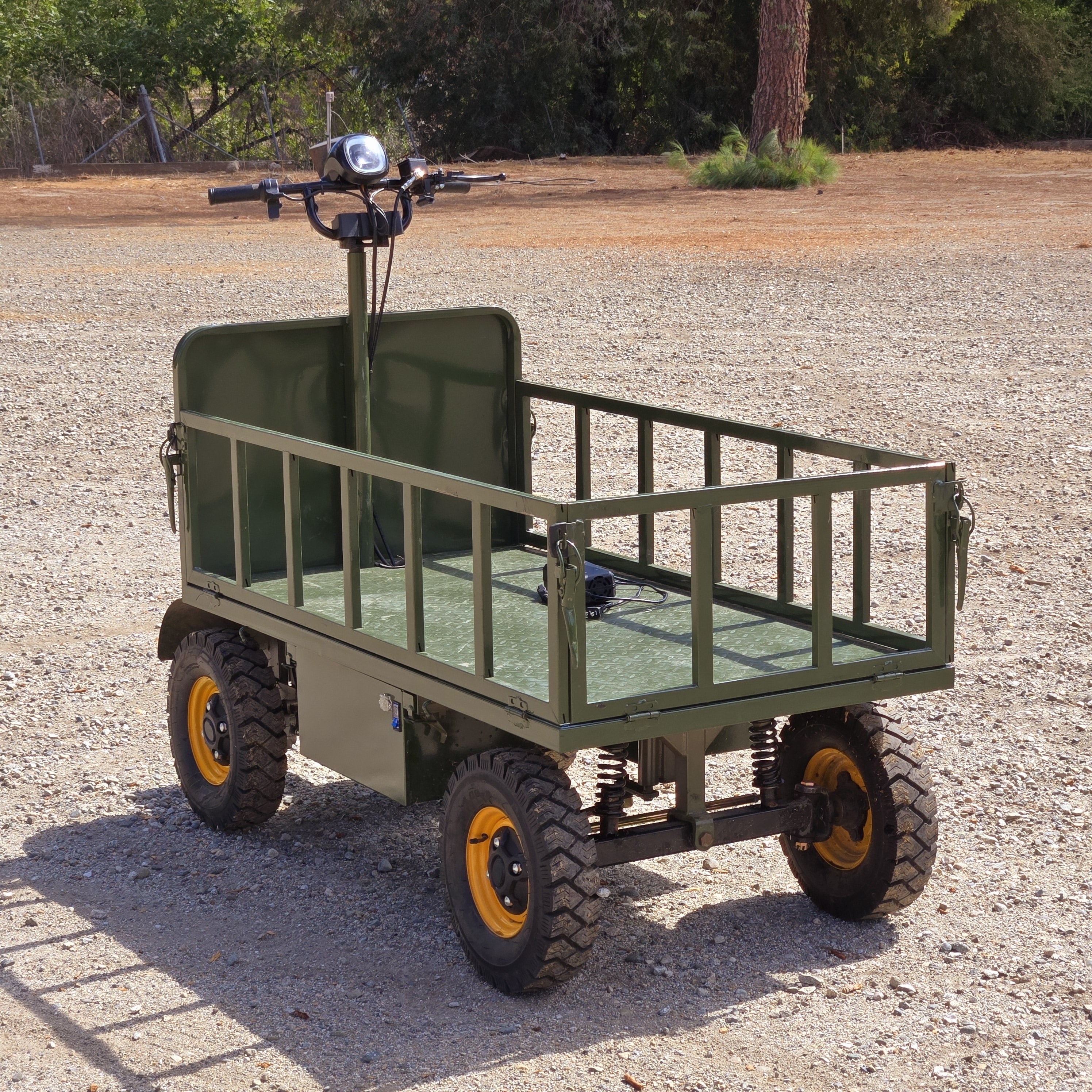 Electric farms, warehouses, street vendor carts