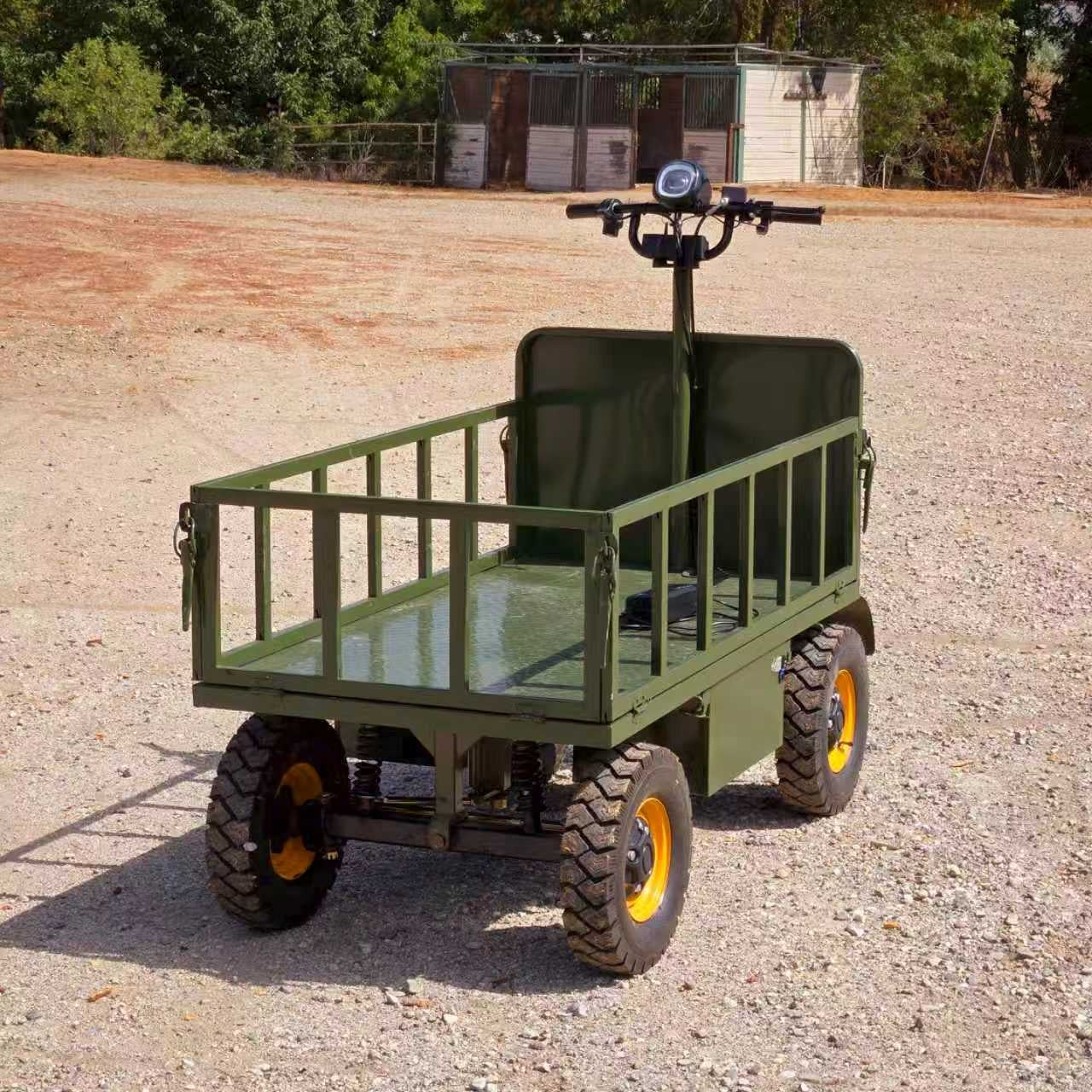 Electric farms, warehouses, street vendor carts