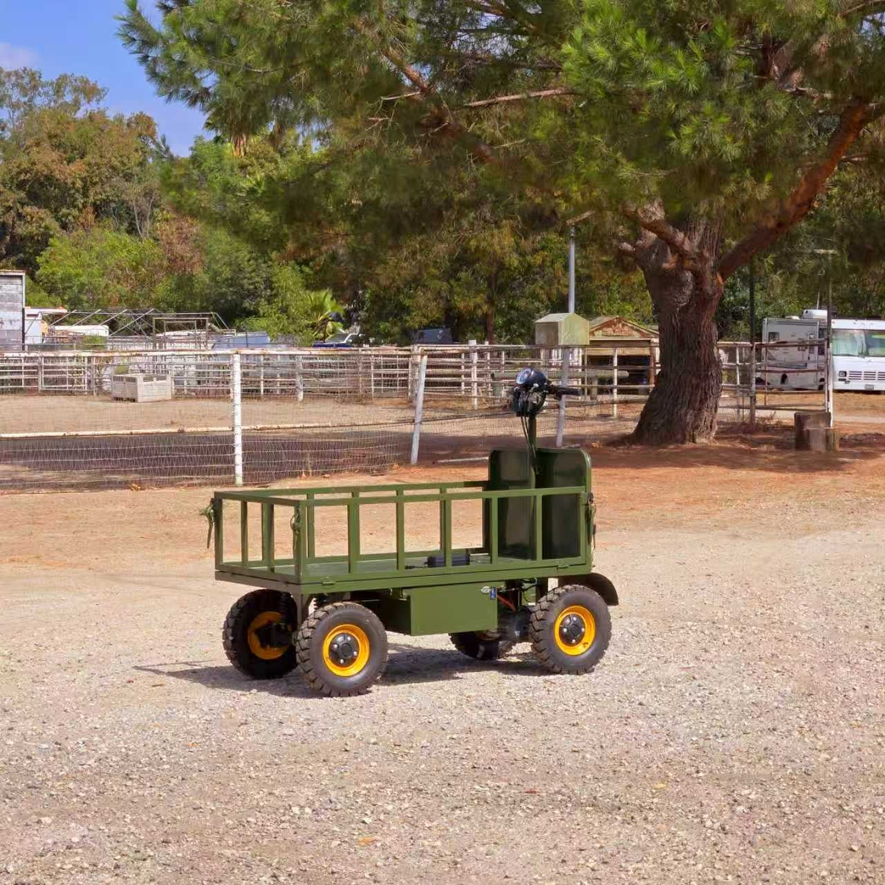 Electric farms, warehouses, street vendor carts