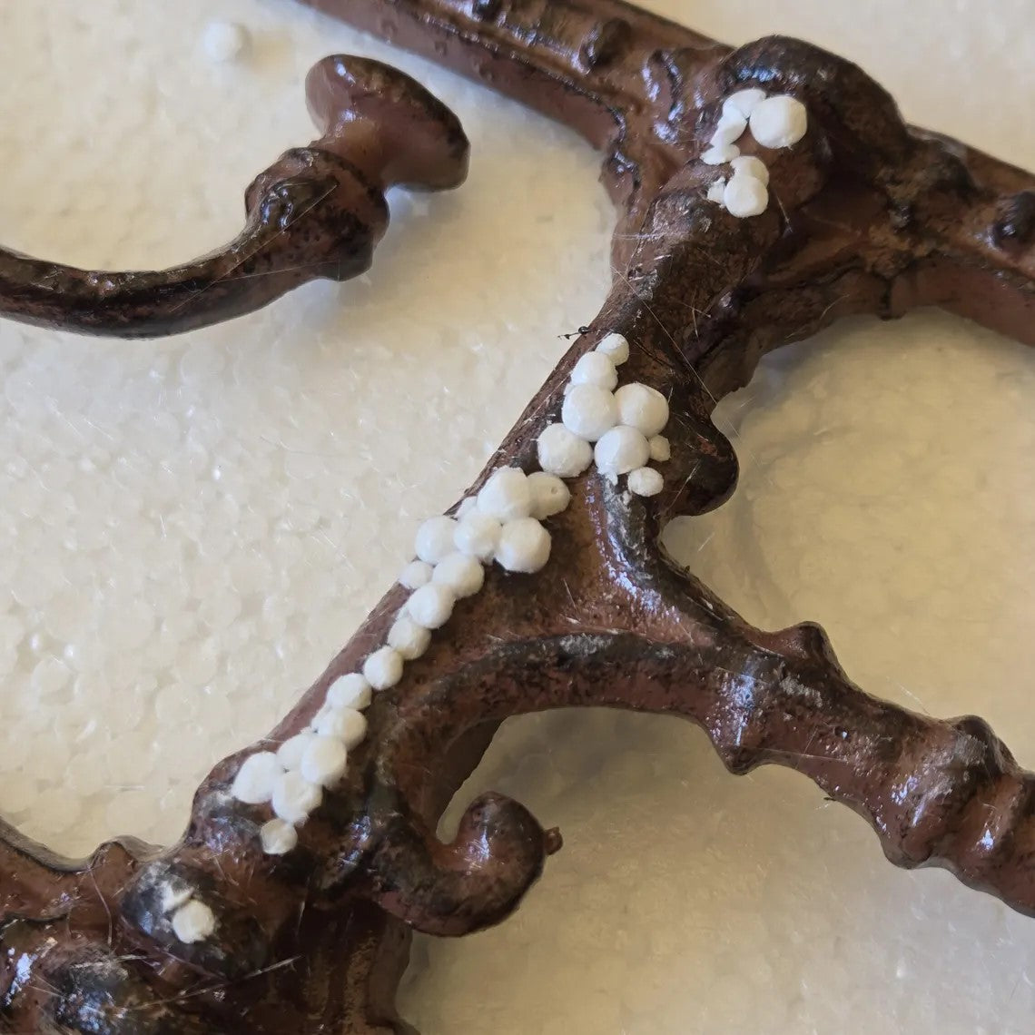 铸铁法式折叠衣帽钩架 – 复古壁挂式帽子衣架