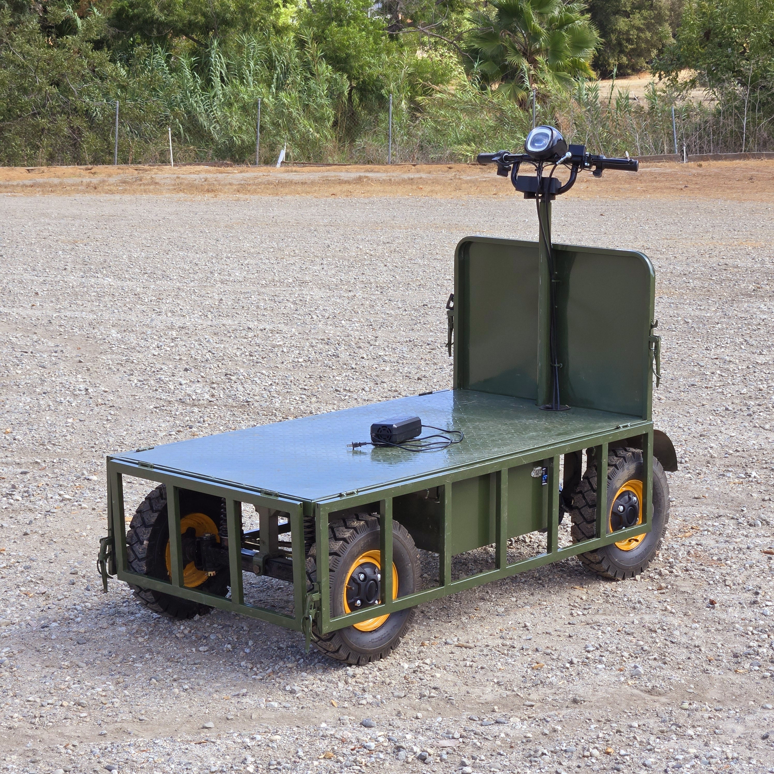 Electric farms, warehouses, street vendor carts