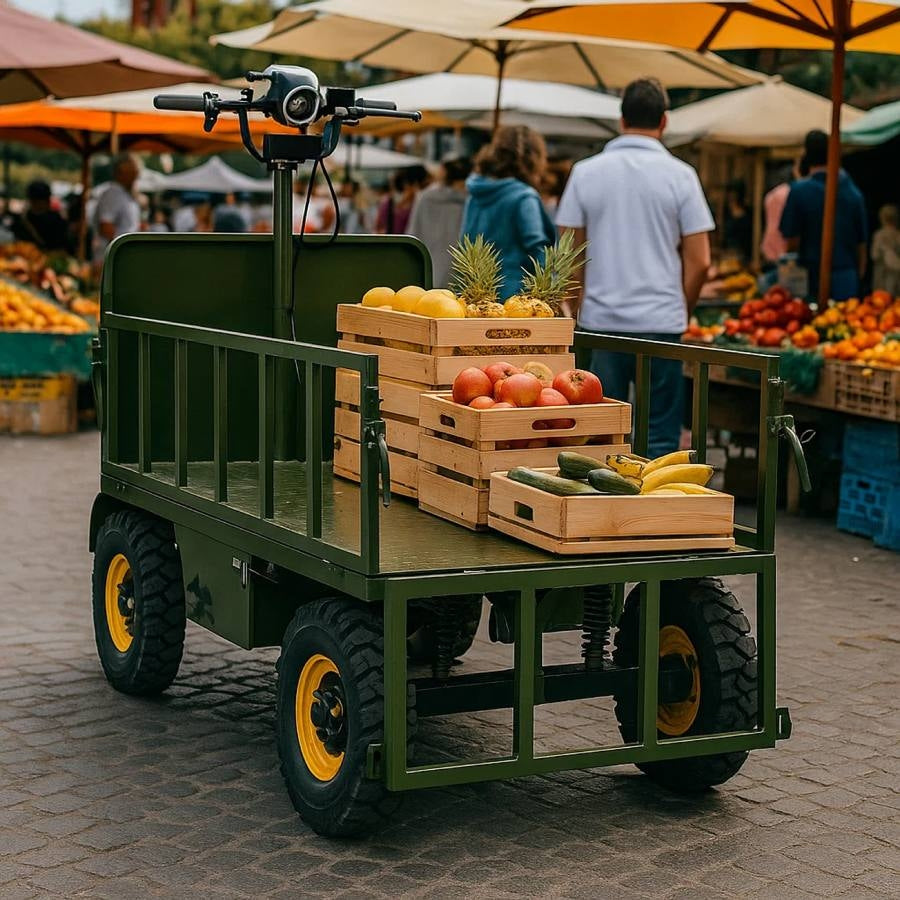 Electric farms, warehouses, street vendor carts