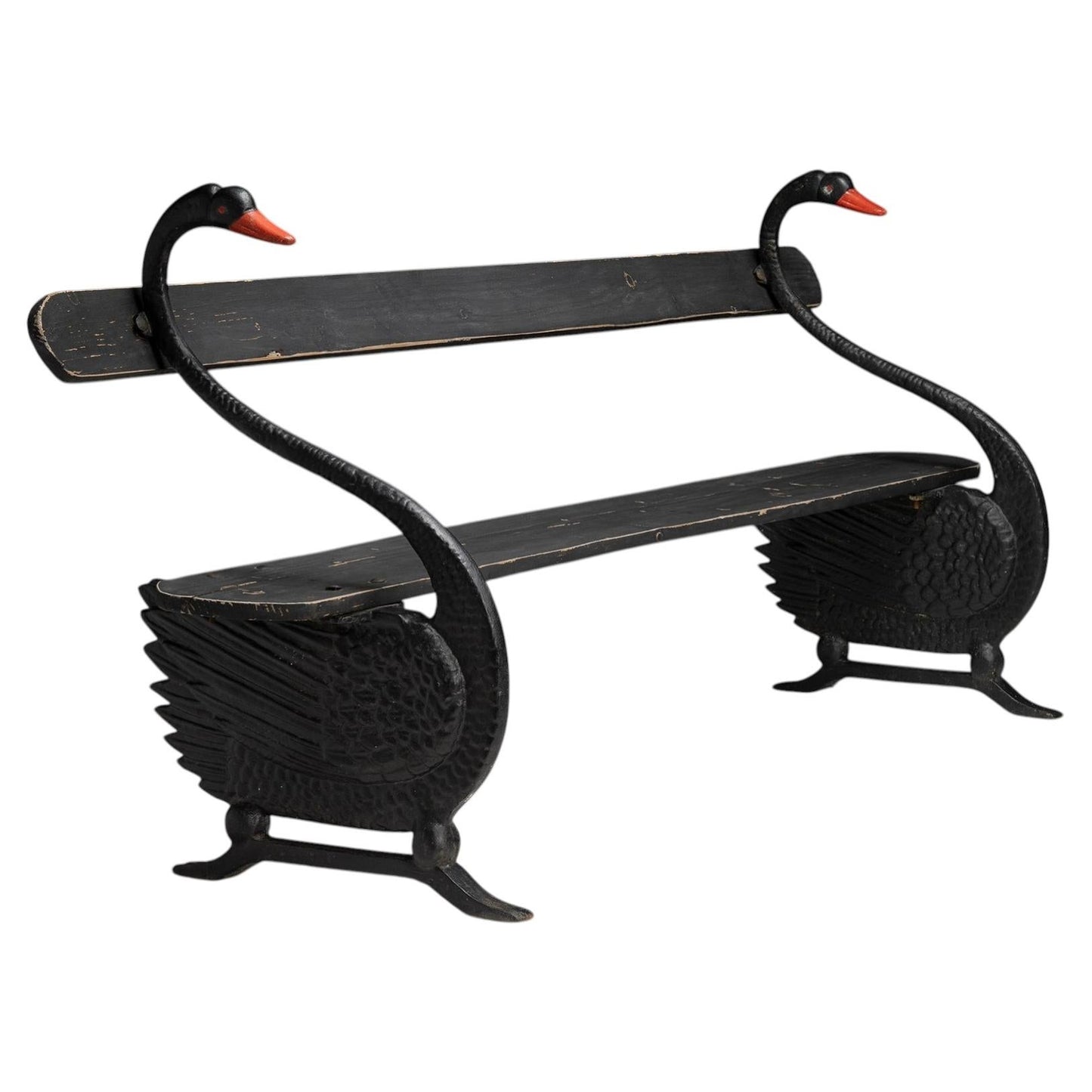Pre-order Vintage French Garden Swan Bench