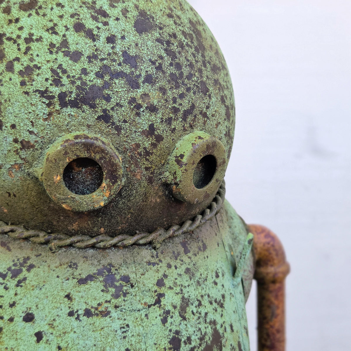 Whimsical Metal Robot Sculptures, Rustic Garden & Patio Decor, Unique Gift for Robot Lovers