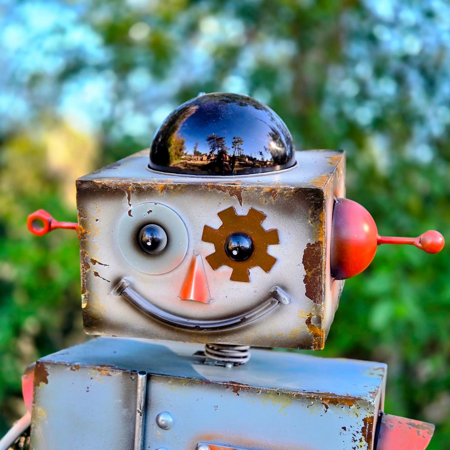 Solar Light Robot Planter