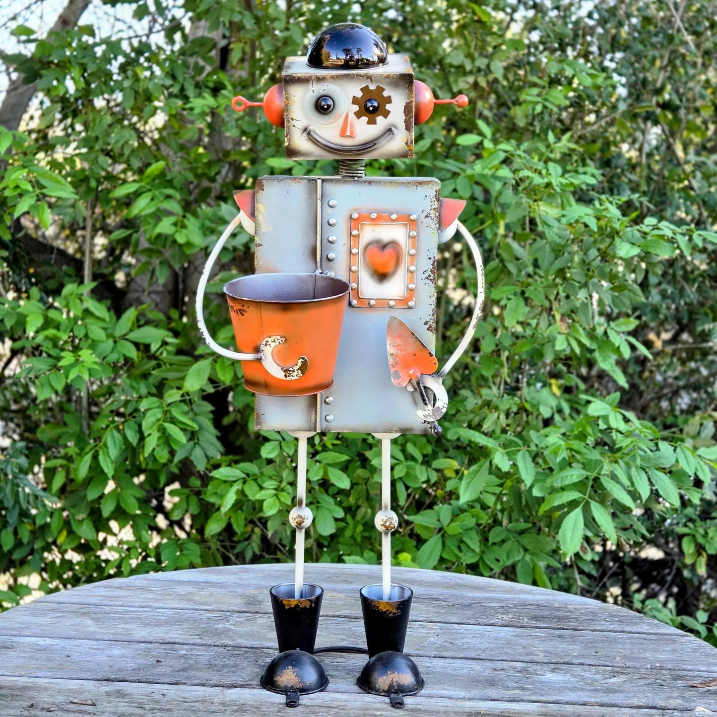 Solar Light Robot Planter