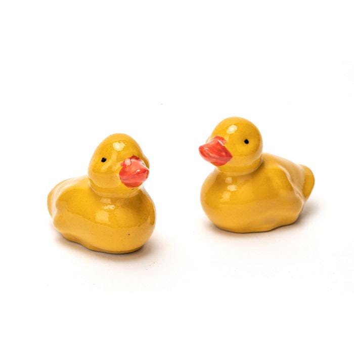Ceramic Duck Ornament – Bird Bath Decor | Fountain Decor