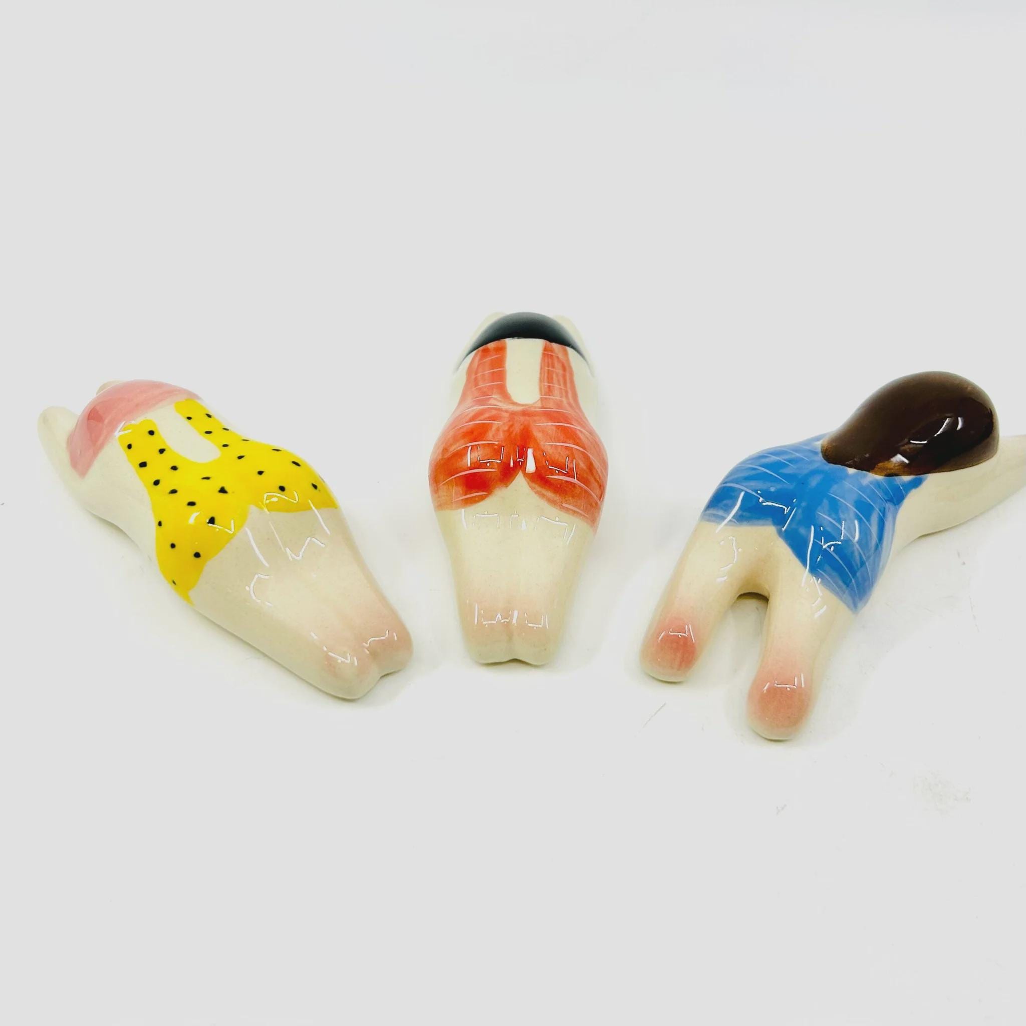 Floating Ceramic Garden Figures – Mini Bath Decor for Bird Bath, Fountain, Outdoor Water Feature