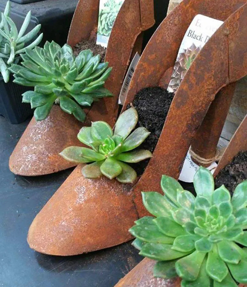 Metal High Heel Planter