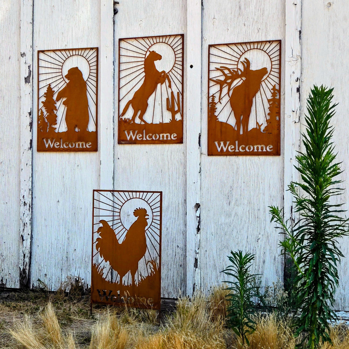 Metal Wildlife Wall Decor – Elk – Bear