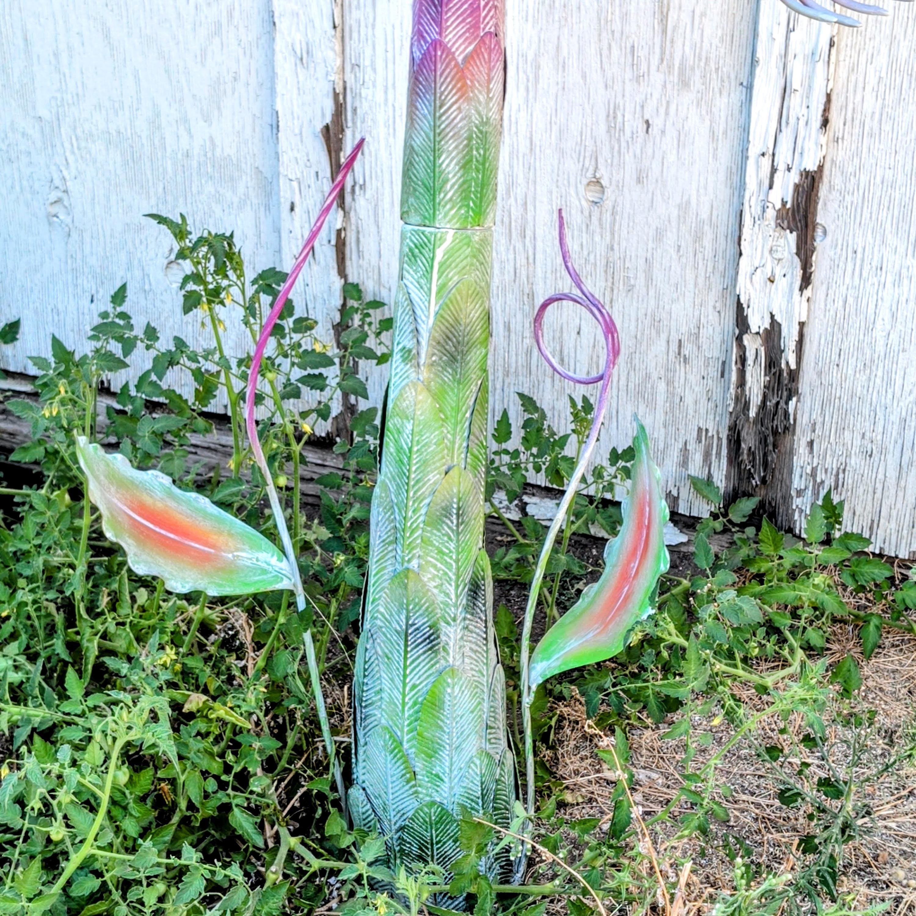Large Metal Venus Flytrap Garden Sculpture