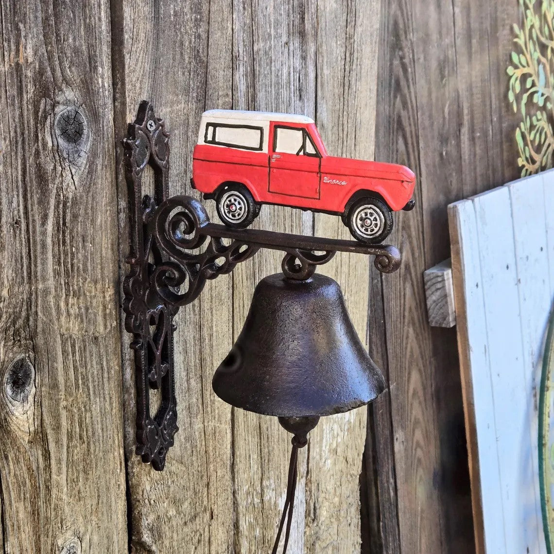 Ford Bronco 4x4 Cast Iron Door Bell - Garden Outdoor Bell