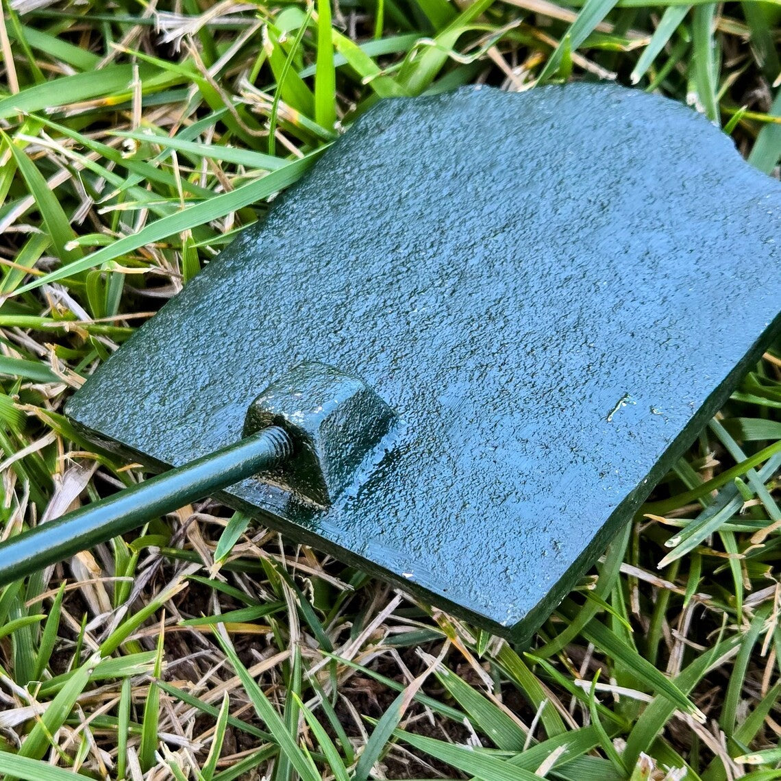 Hand-Painted Cast Iron Herb Garden Signs Colorful Raised Border Plant Markers