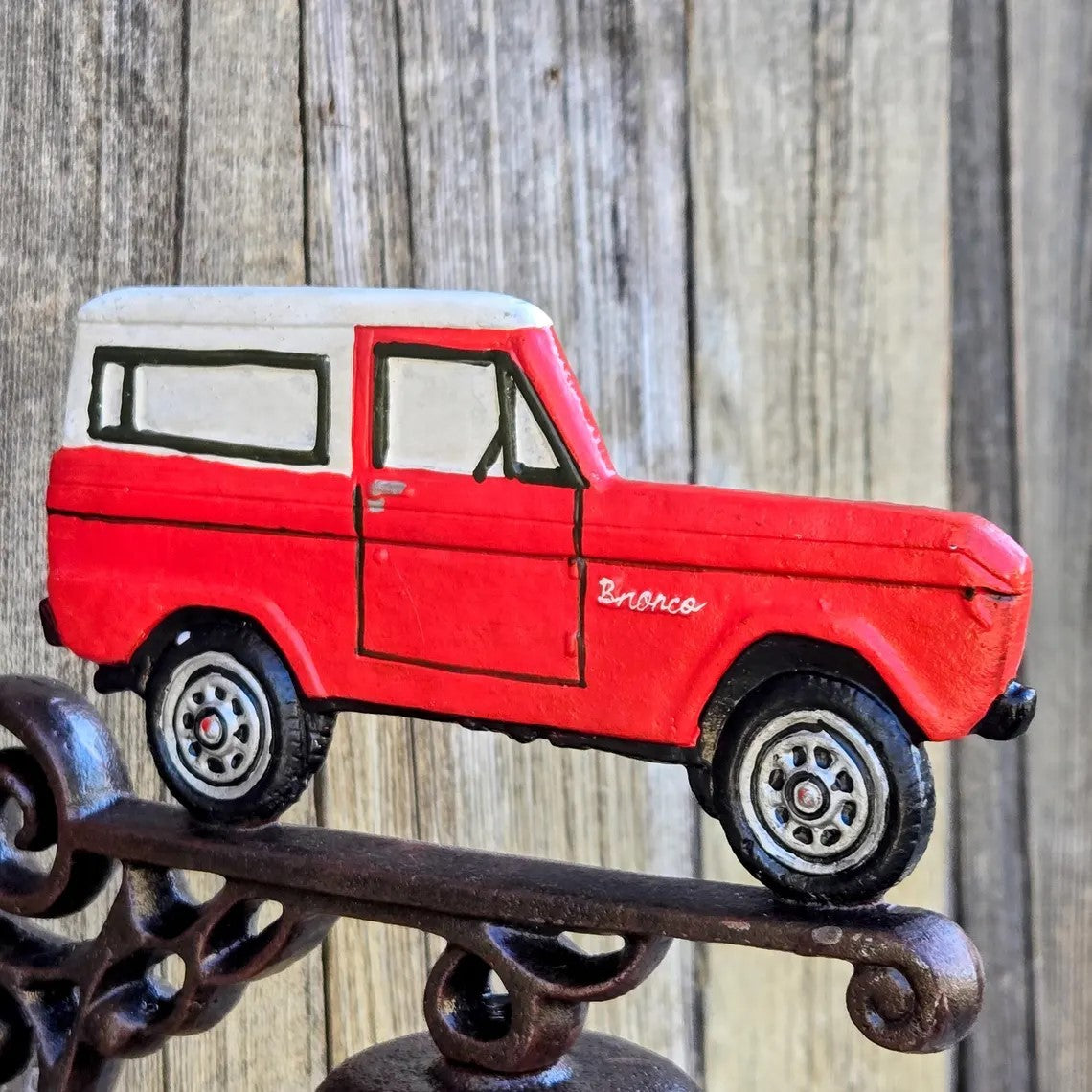 Ford Bronco 4x4 Cast Iron Door Bell - Garden Outdoor Bell